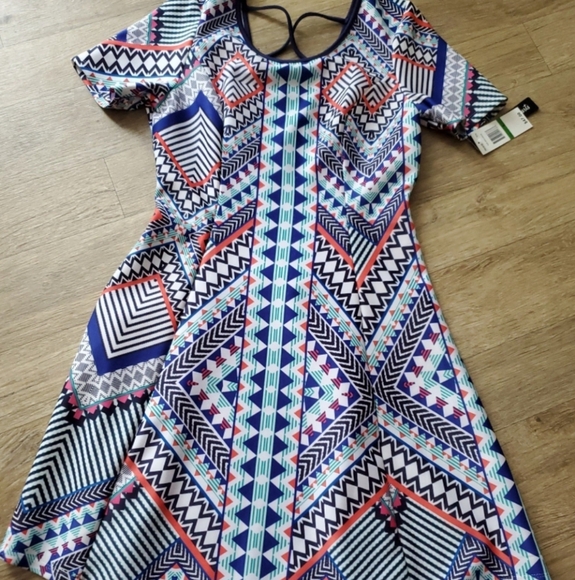 Dresses & Skirts - Dress Womens Sequin Hearts Size Large Multi Color Beautiful NEW